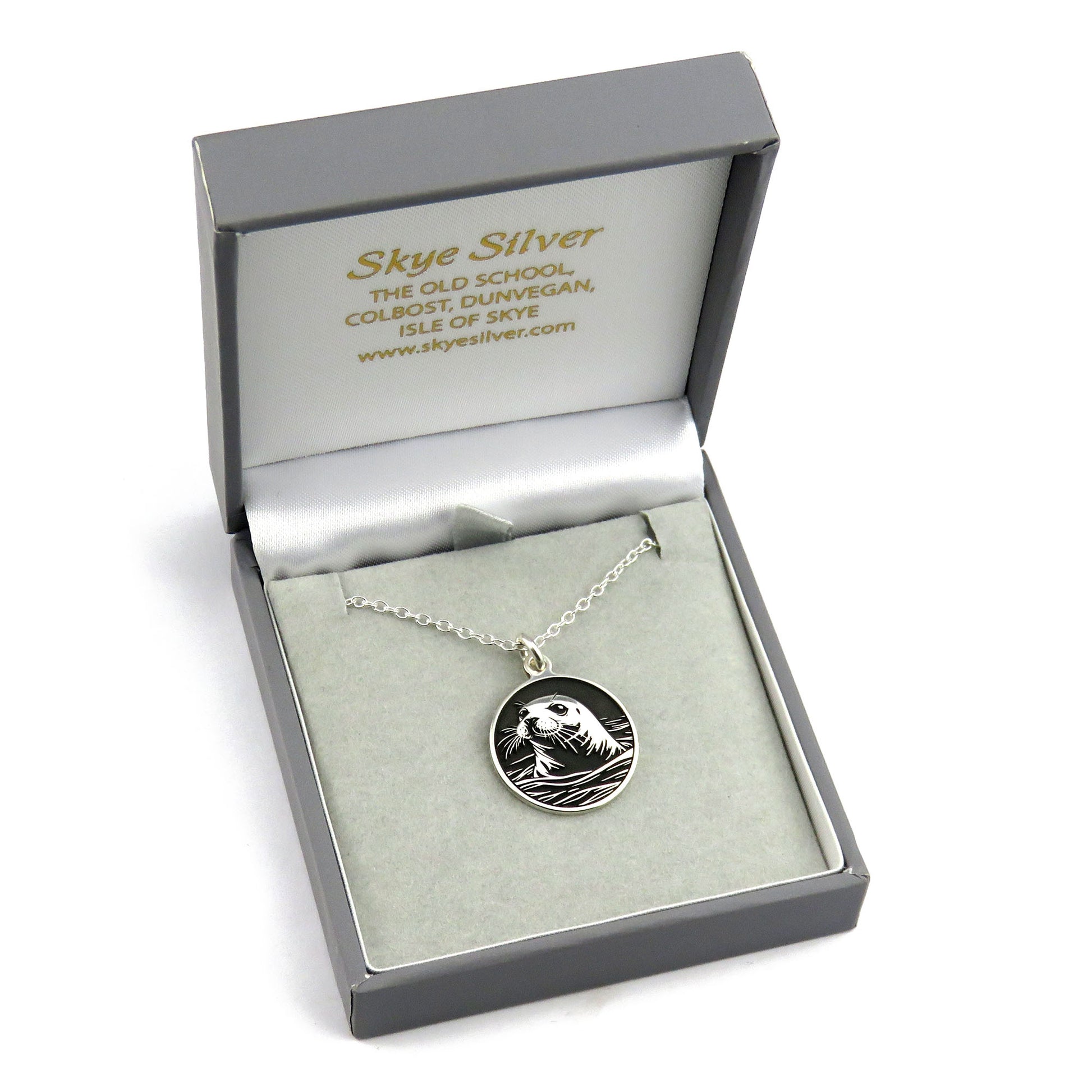 Images of Scotland - Seal silver pendant necklace