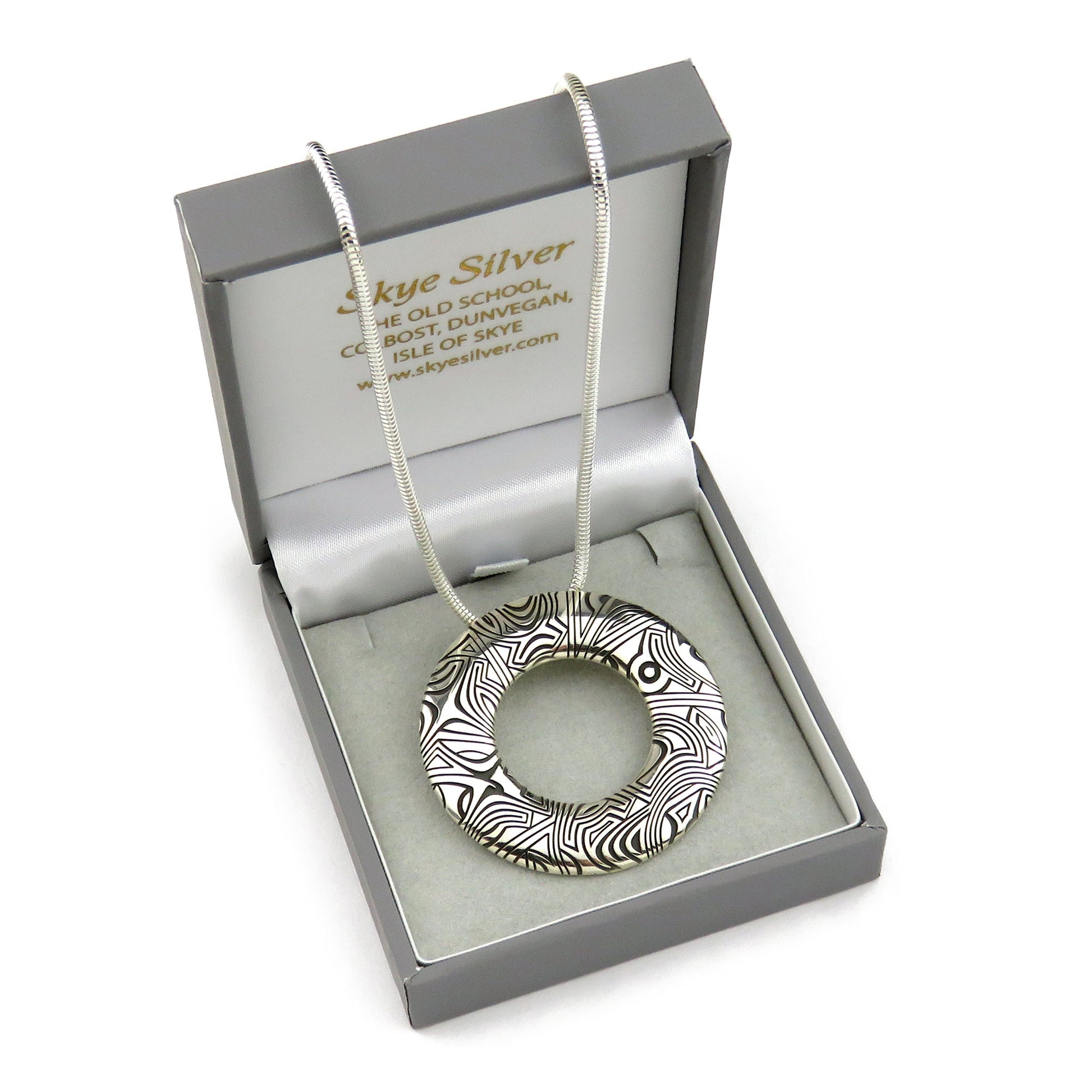 Fairy Ring 2 silver pendant necklace