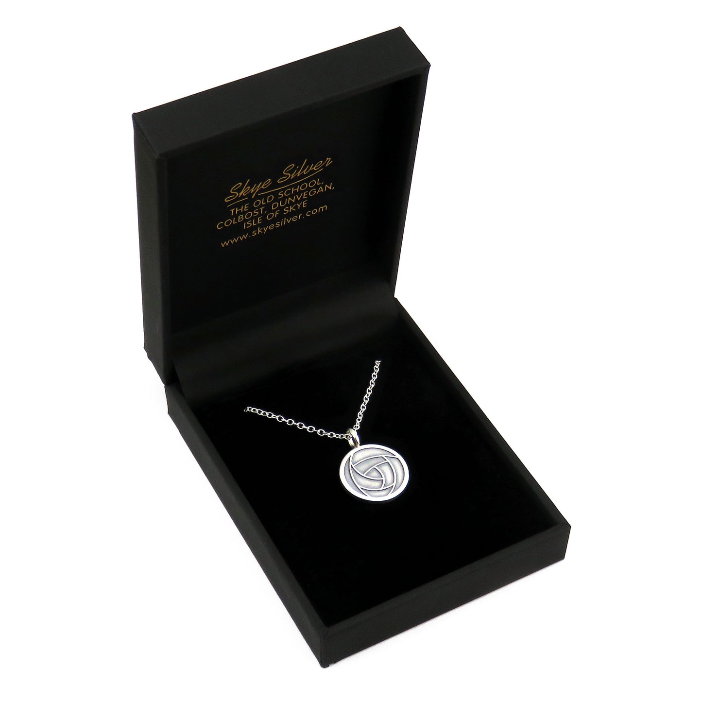 Glasgow Rose silver pendant necklace