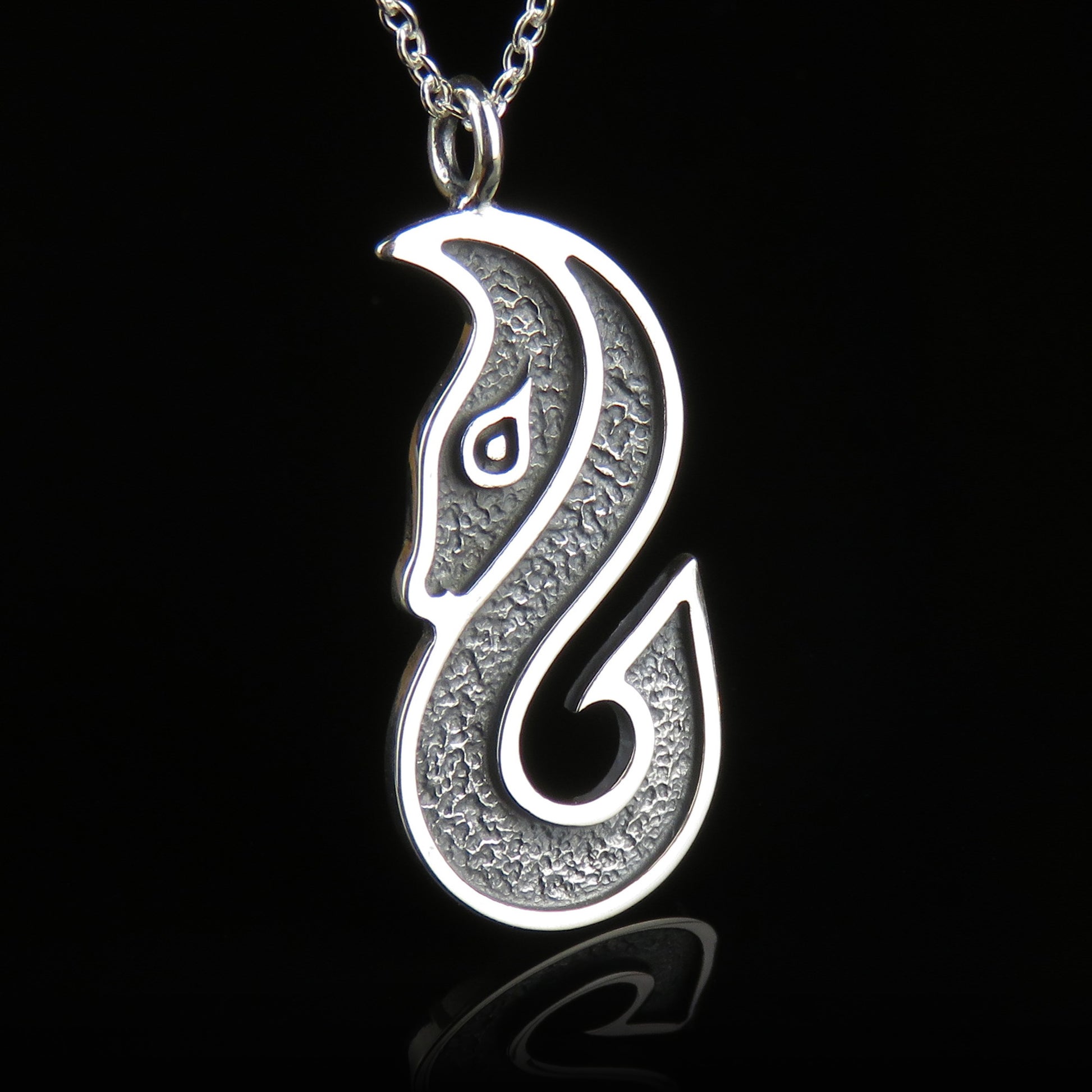 The Kelpie silver pendant necklace