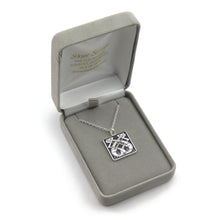 Celtic Dogs silver pendant necklace