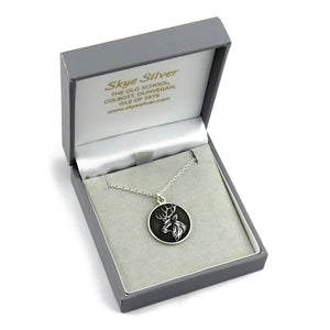 Images of Scotland - Stag silver pendant necklace