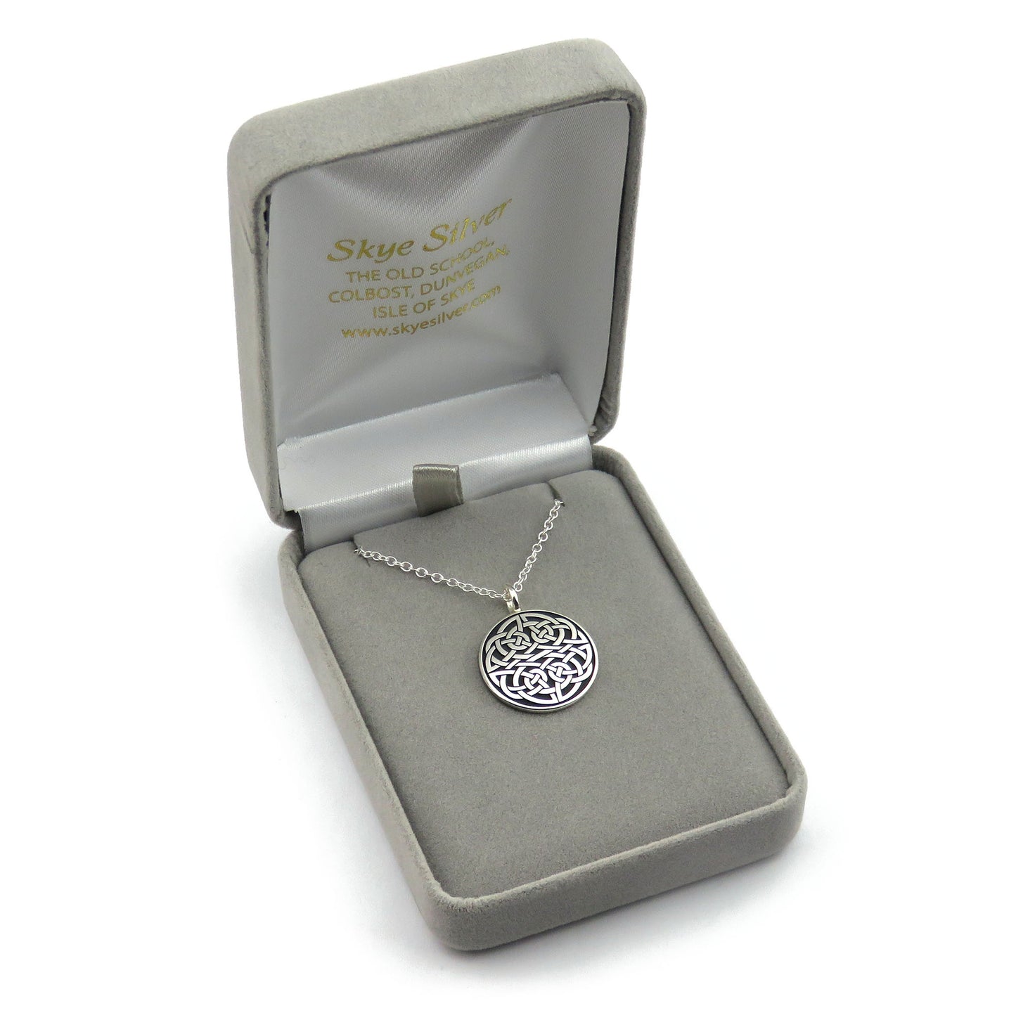 Kells Knotwork silver pendant necklace