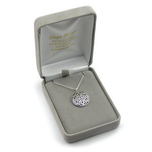 Kells Knotwork silver pendant necklace