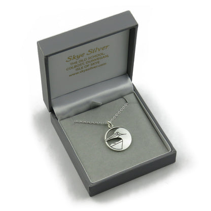 Skye Gannet silver pendant necklace