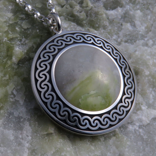 Skye Marble silver pendant necklace - stone #40