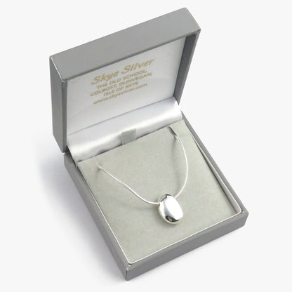 Skye Pebble silver pendant necklace
