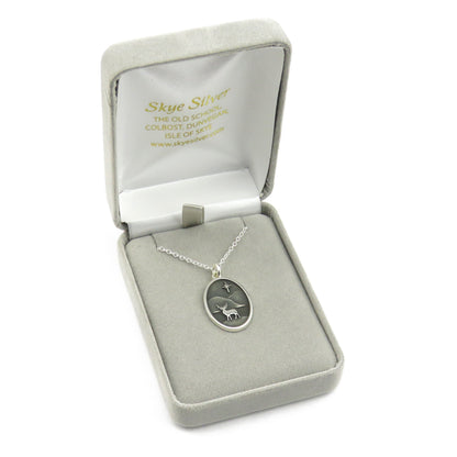 Starry Night silver pendant necklace for Christmas