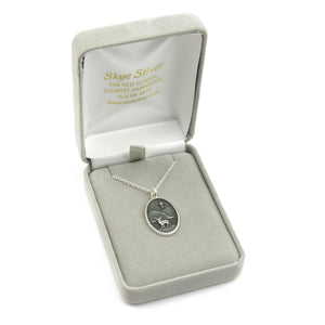Starry Night silver pendant necklace for Christmas