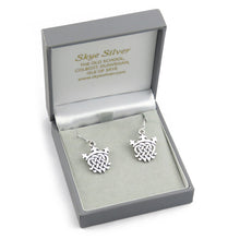 The Luckenbooth silver dangle earrings