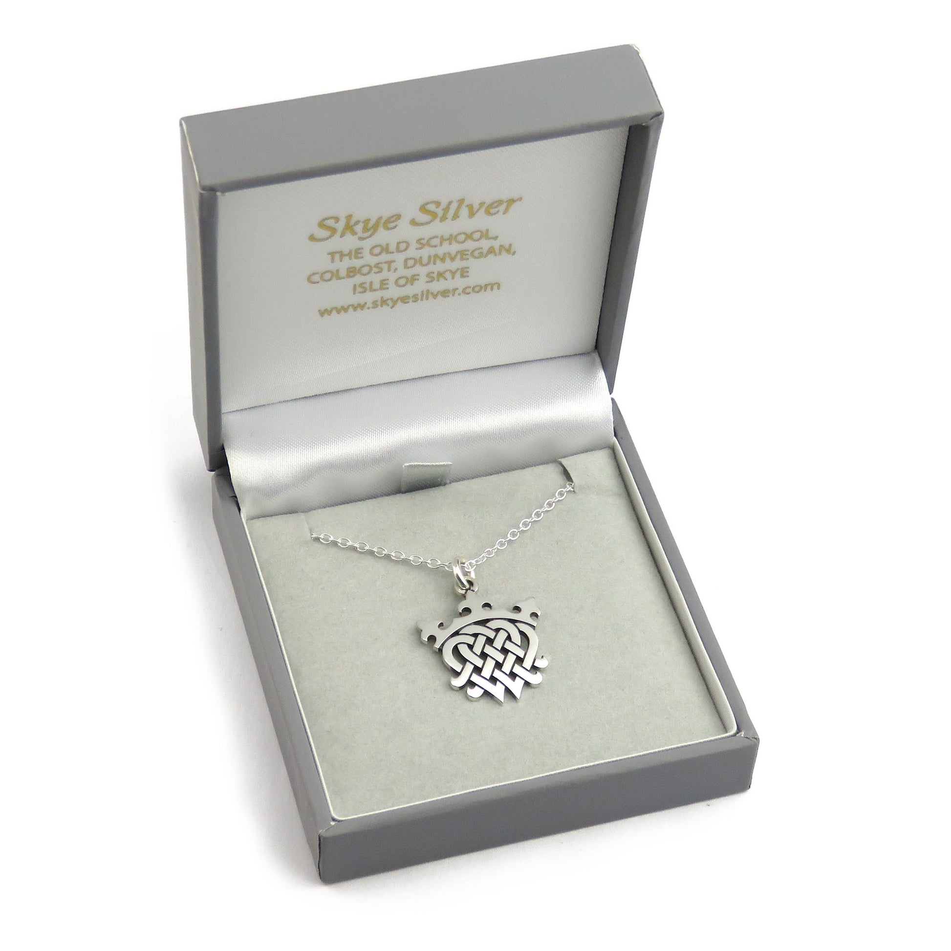 The Luckenbooth silver pendant necklace