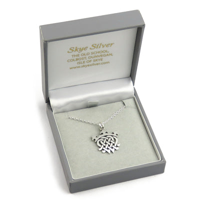 The Luckenbooth silver pendant necklace