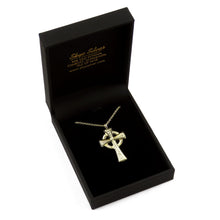 Celtic cross pendant necklace in 9ct gold