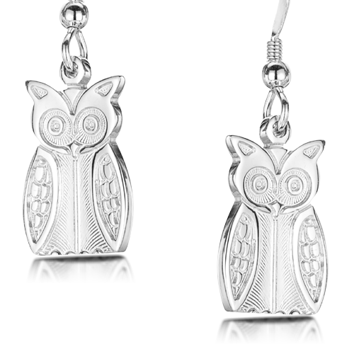 Misty Owl Earrings