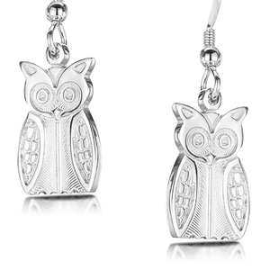 Misty Owl Earrings