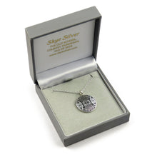 Birds from the Book silver pendant necklace