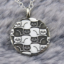 Cats furever silver pendant necklace