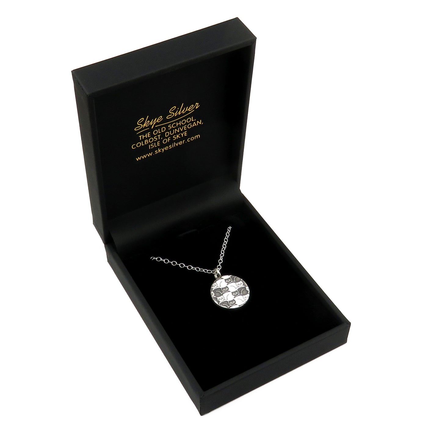 Cats furever silver pendant necklace