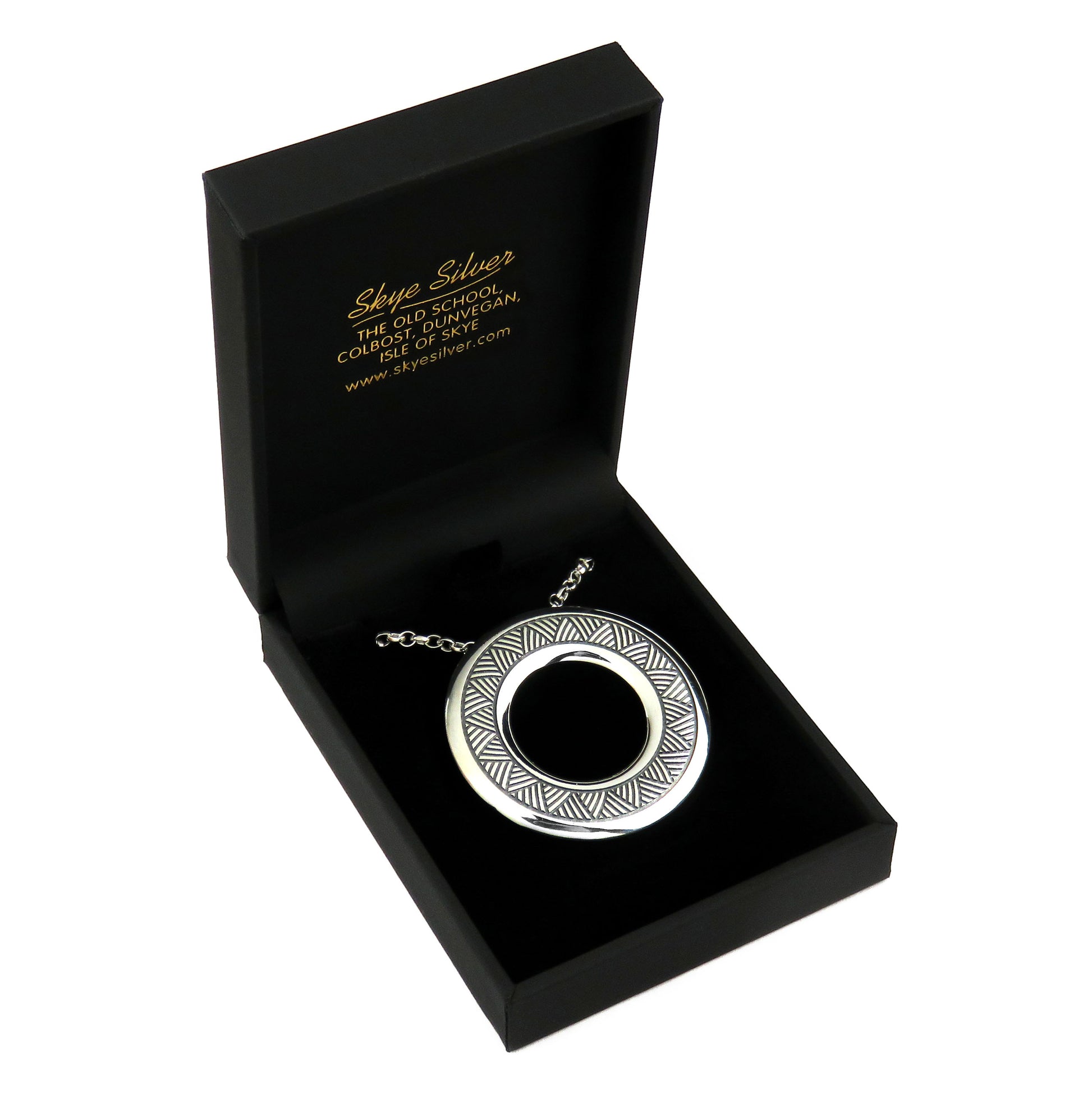 Cuillin Ridge silver pendant necklace
