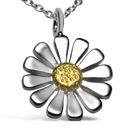 Daisy pendant necklace