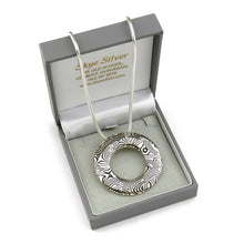 Fairy Ring 2 silver pendant necklace
