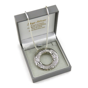 Fairy Ring 2 silver pendant necklace