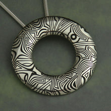 Fairy Ring 2 silver pendant necklace