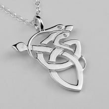 Kells Serpent silver pendant necklace