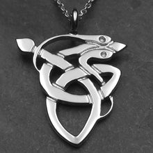 Kells Serpent silver pendant necklace