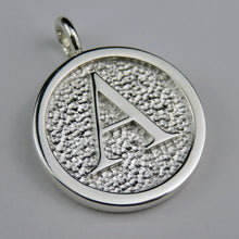 Lovely Letters initial silver pendant necklace - A