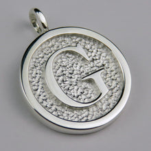 Lovely Letters initial silver pendant necklace - G