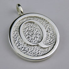 Lovely Letters initial silver pendant necklace - Q