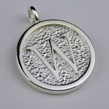 Lovely Letters initial silver pendant necklace - W