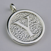 Lovely Letters initial silver pendant necklace - Y