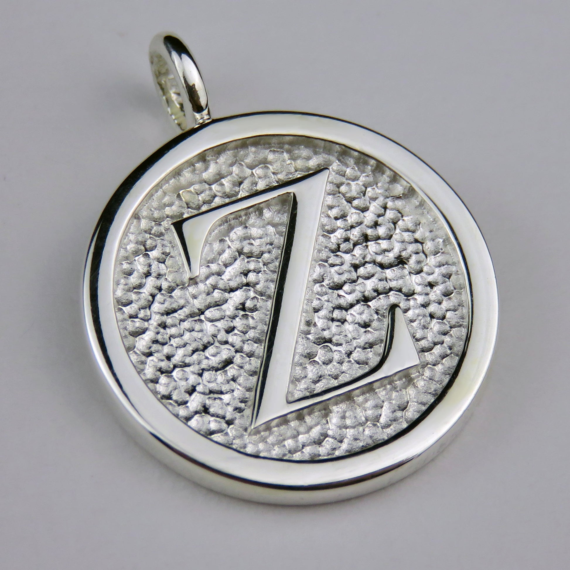 Lovely Letters initial silver pendant necklace - Z