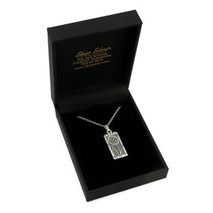 Mackintosh Rose silver pendant necklace