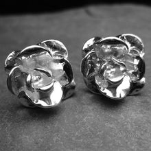 Skye Rose silver stud earrings