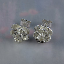 Skye Rose silver stud earrings