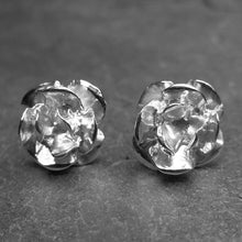 Skye Rose silver stud earrings