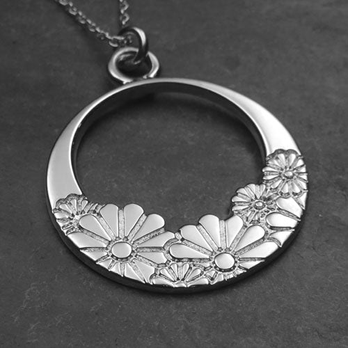 Summer in Skye silver pendant necklace