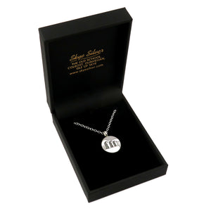 Three Little Penguins silver pendant necklace